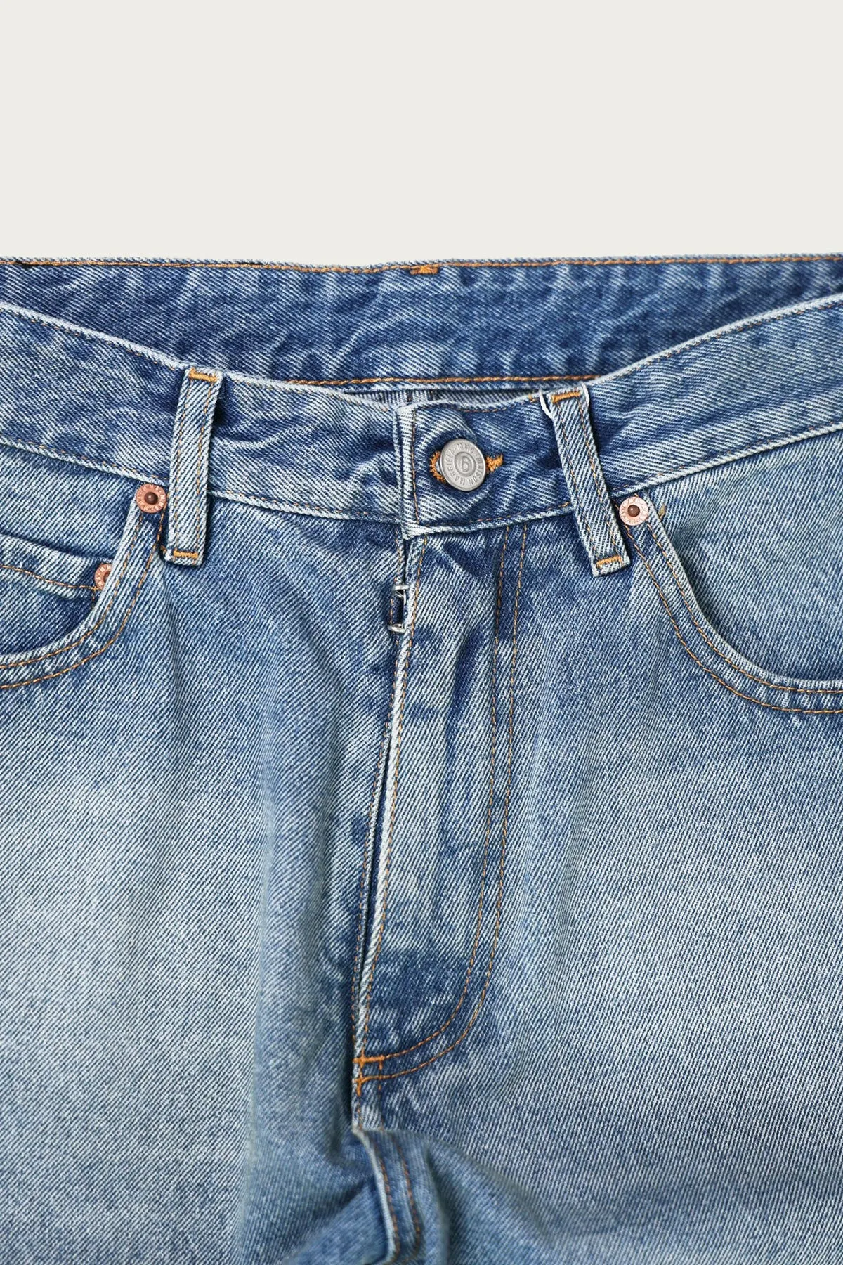5 Pocket Jeans - Worn Indigo