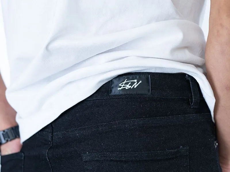 8611 Stretch Denim Black