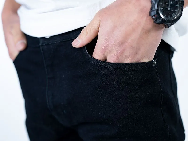 8611 Stretch Denim Black