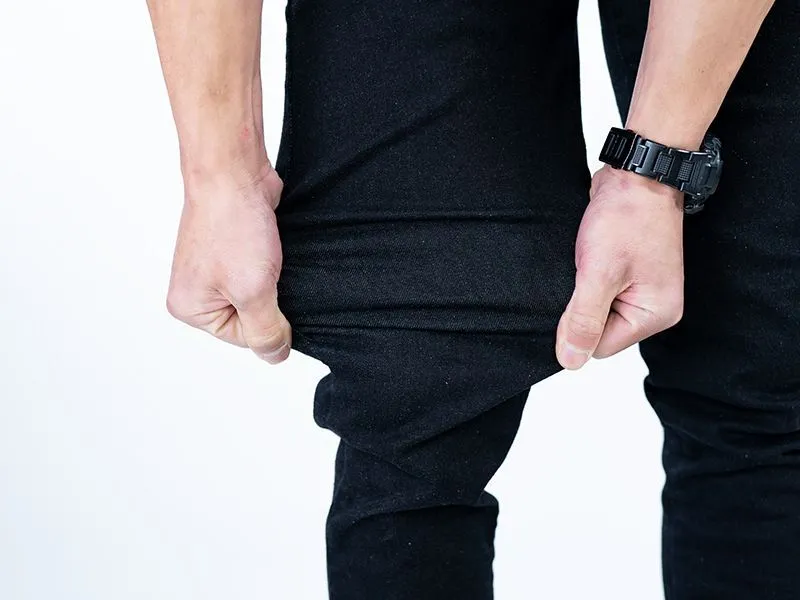 8611 Stretch Denim Black