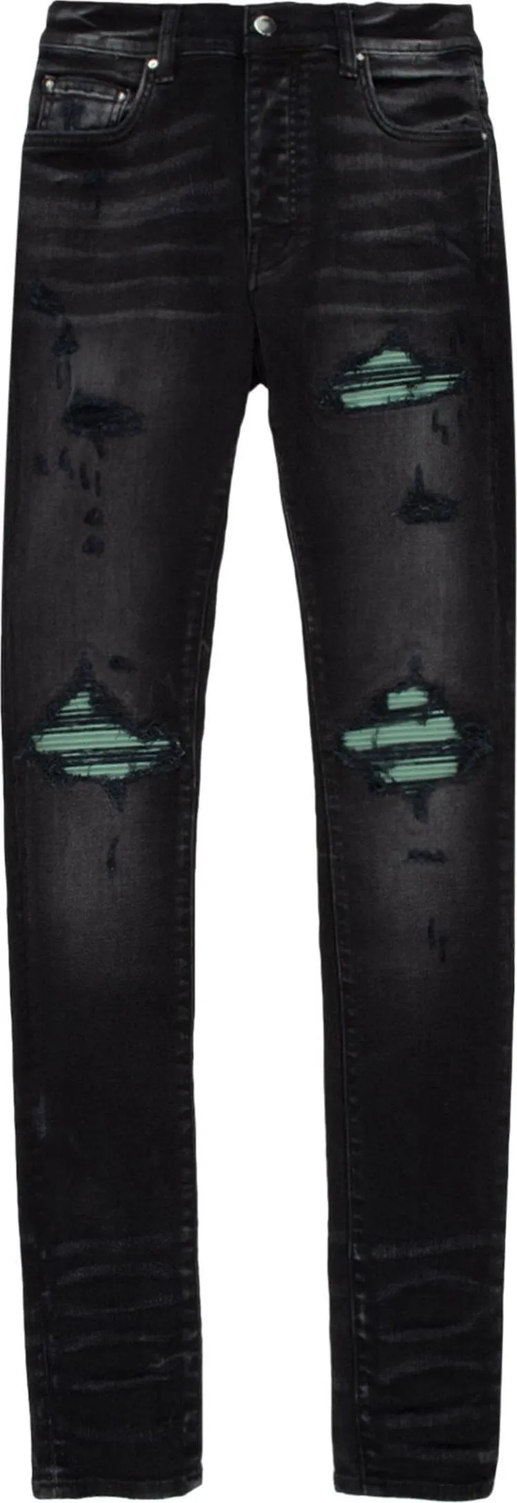 Amiri Ultra Suede MX1 Jean 'Aged Black', black