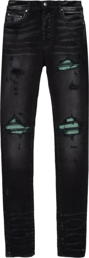 Amiri Ultra Suede MX1 Jean 'Aged Black', black