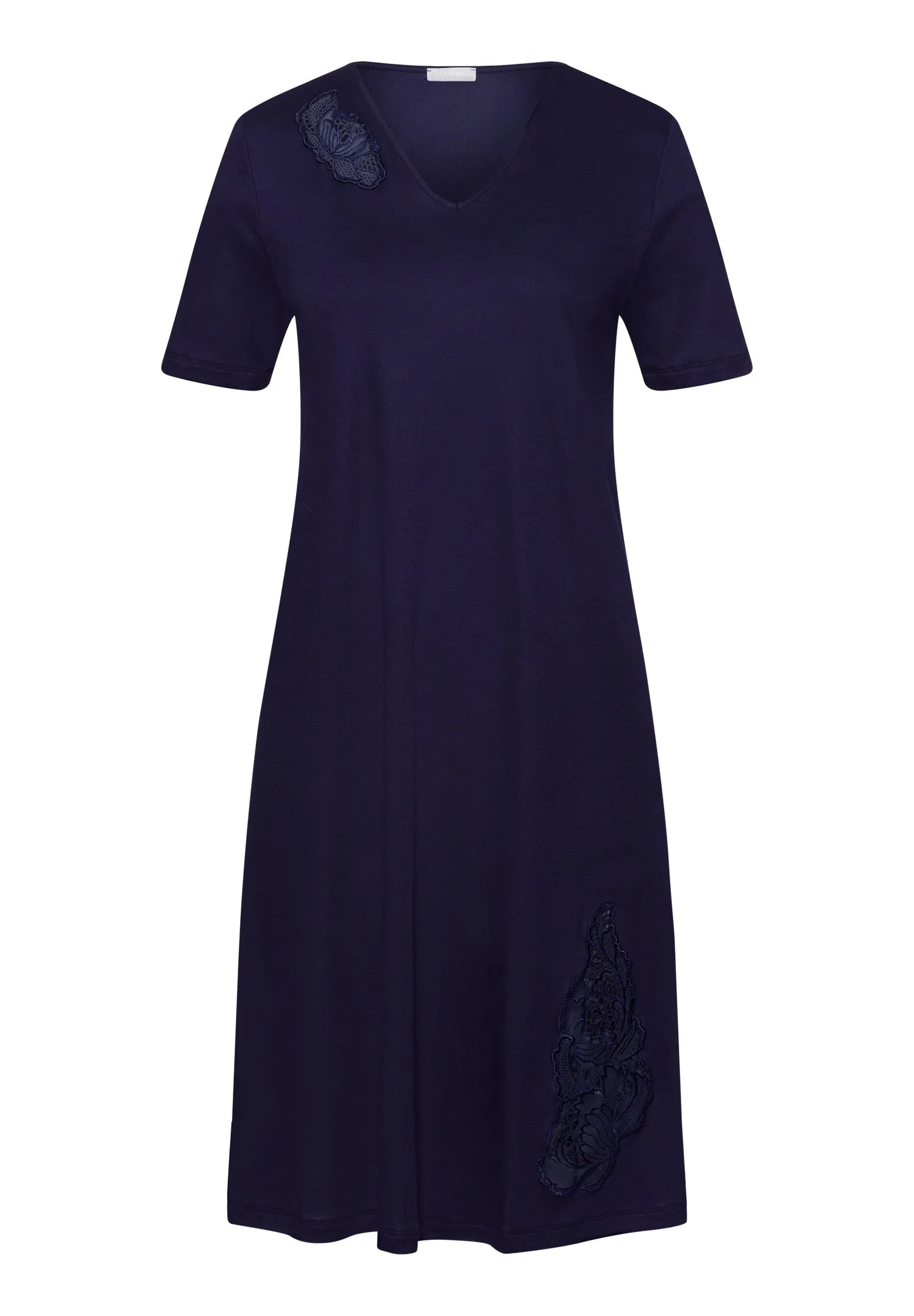 Anne Embroidered Cotton Nightgown| Evening Blue 74891-2621