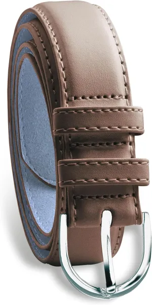 Belle Donne Small to Plus Size Belt Women, Bonded Leather, Silver Polished Buckle, Belts for Women, For Ladies Dress n Jeans