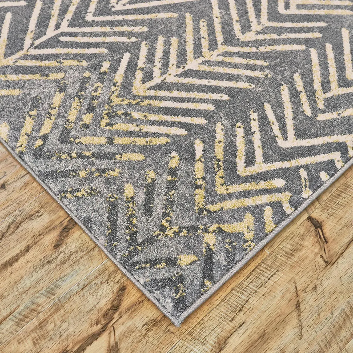 Bleecker 6173604F Grey/Yellow Rug