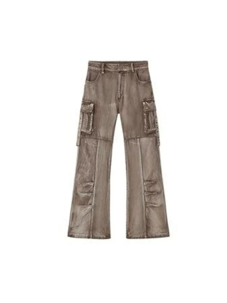 Brown Low-rise Jeans【s0000003259】