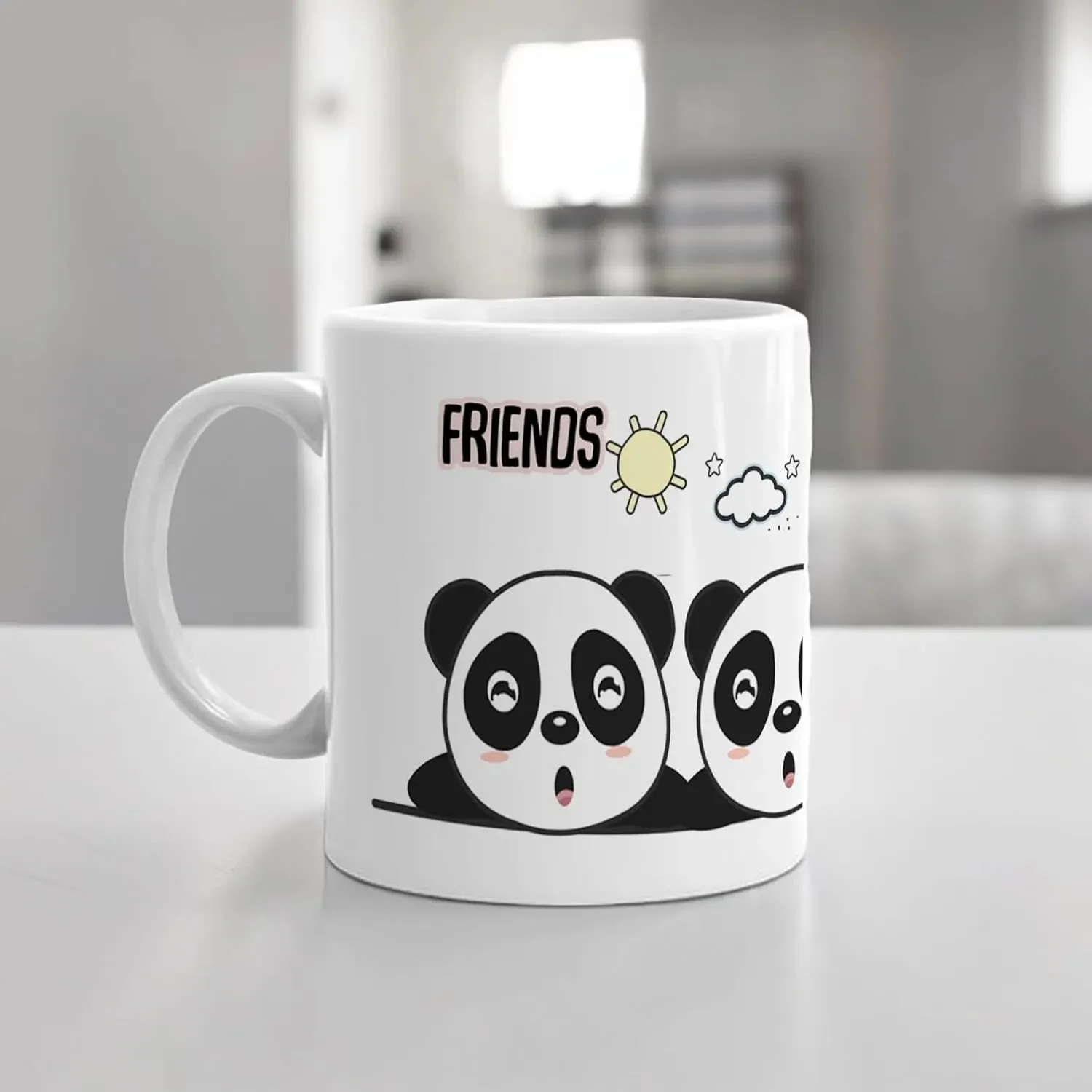 Cartoon Tea Coffee Cups for Panda Lover