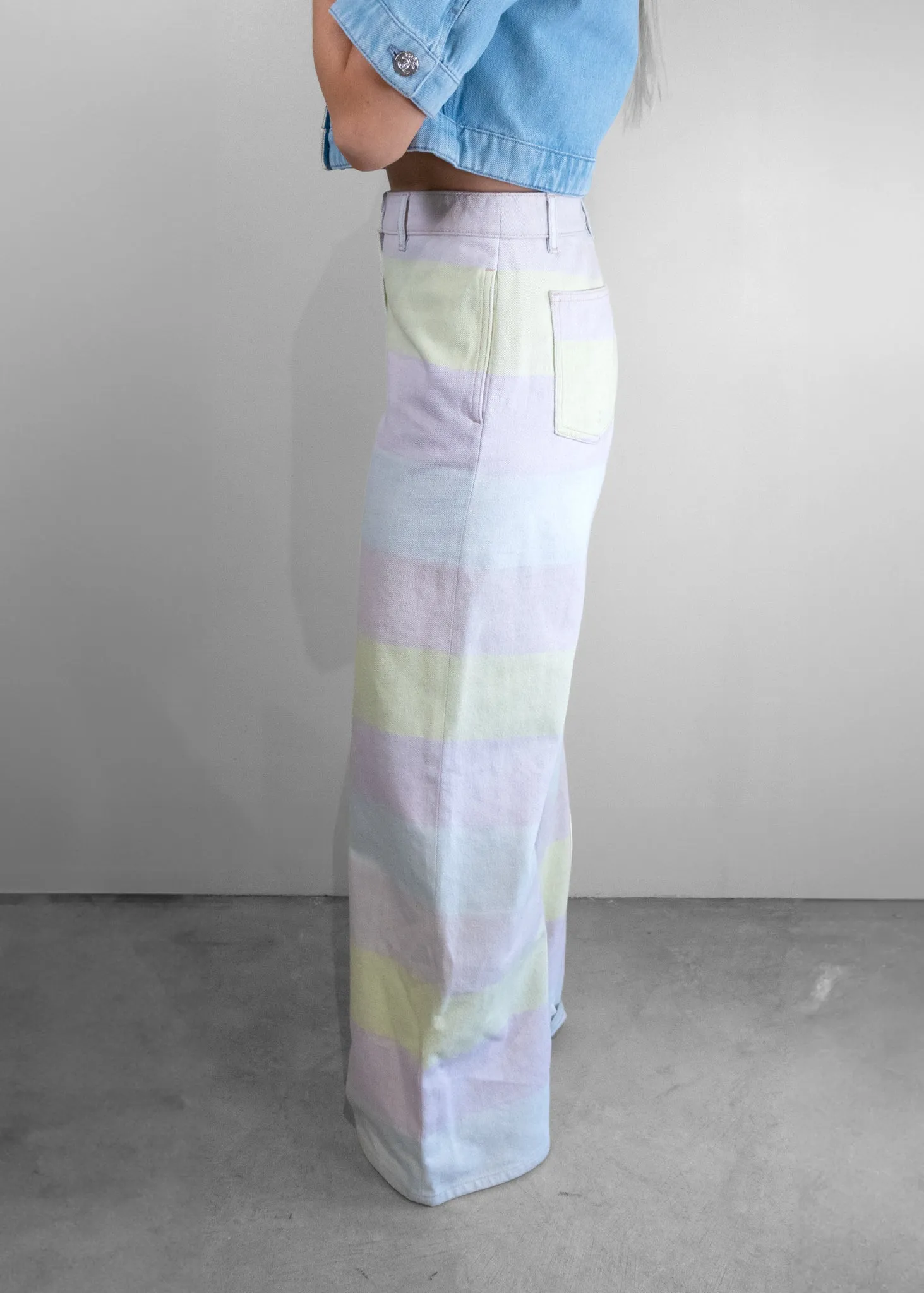 Chanel Coco Beach Striped Jeans