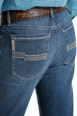 CINCH JESSE ARENAFLEX - MEN'S SLIM FIT DARK STONEWASH JEANS
