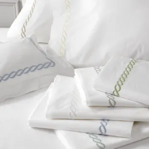 Classic Chain Embroidered Sheet Sets