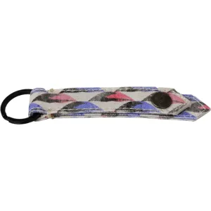 Costume National Chic Tri-Color Keychain Accessory