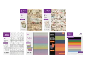 Crafter's Companion 12x12 Vintage & Distressed Florals Paper Pads SHOWSTOPPER