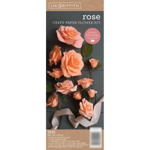 Crepe Paper Flower Kit Roses