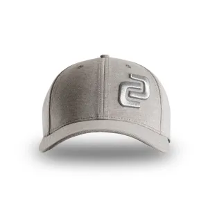 Curved Peak Adjustable Cap (Grey Melange)