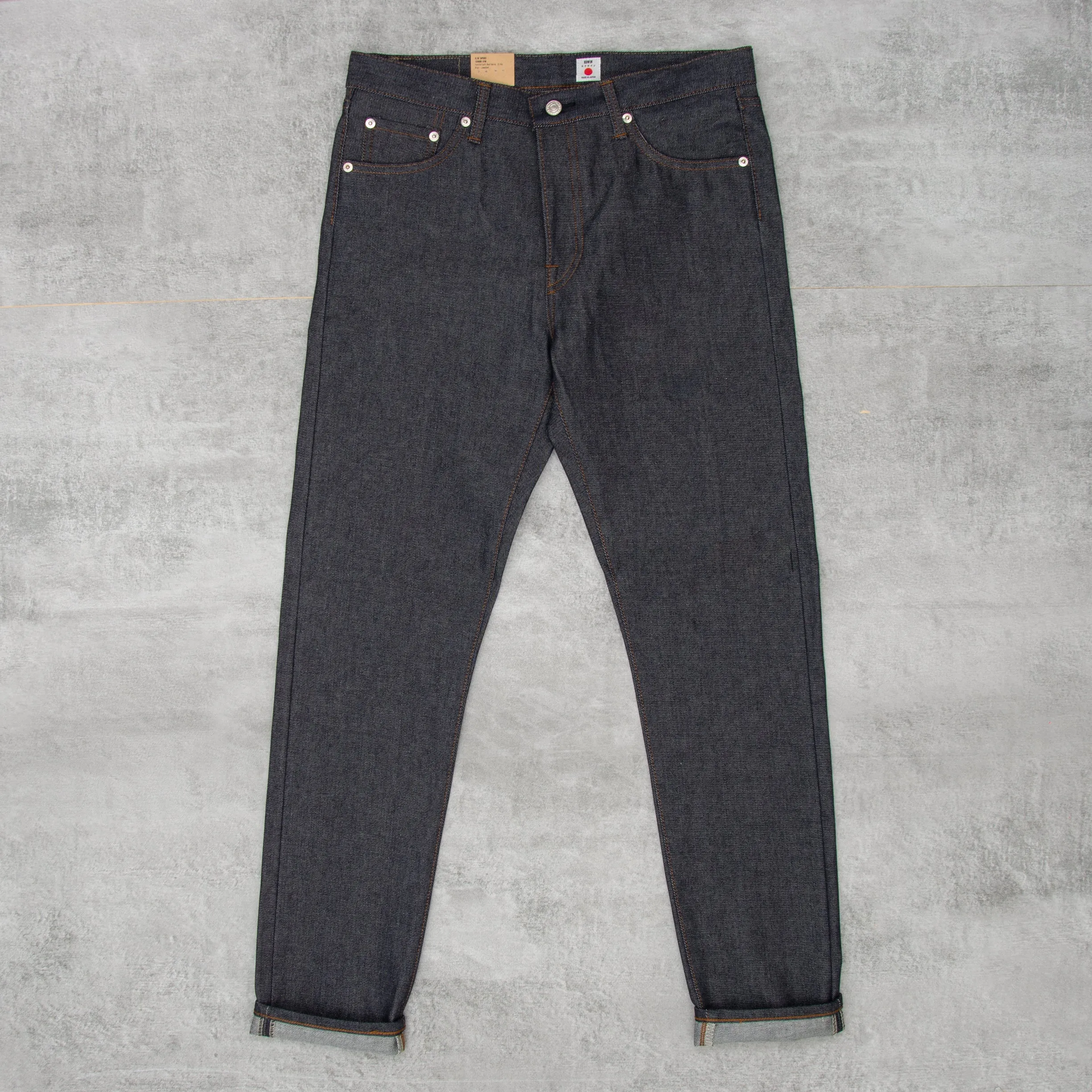 Edwin Slim Tapered Jeans Yoshiko Left Hand - Blue Unwashed