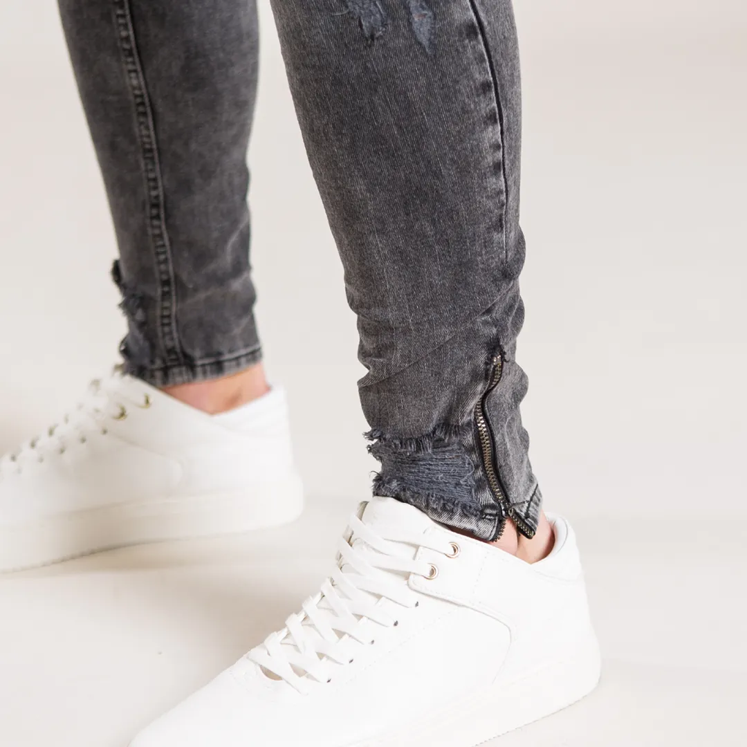Eldon Skinny Stretch Jeans - Black Wash