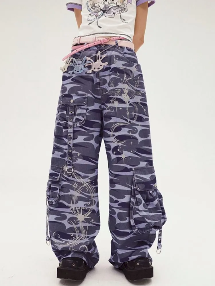 Elf Print Totem Jeans【s0000008216】