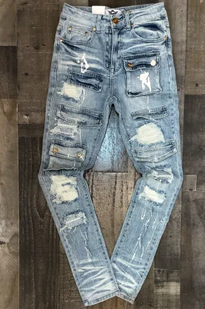Ferrari Massari - drippen soldier jeans white