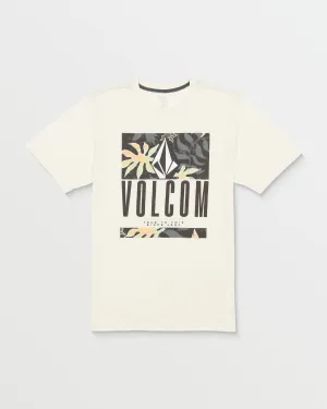 Floral Motion Short Sleeve Tee - Off White Heather