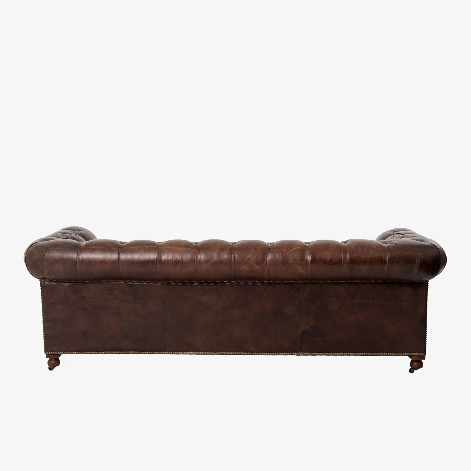 Four Hands Conrad Leather Sofa in Cigar