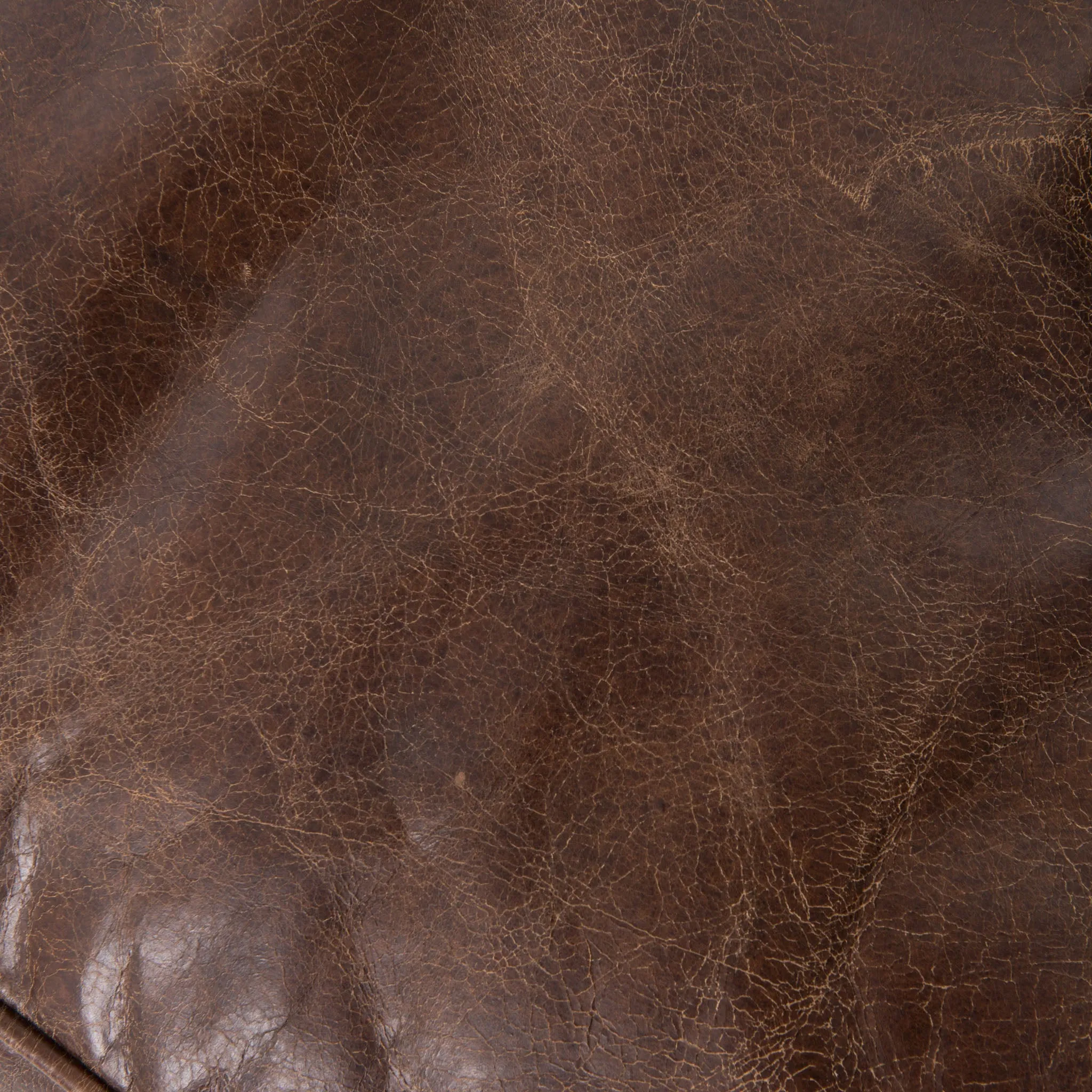 Four Hands Conrad Leather Sofa in Cigar