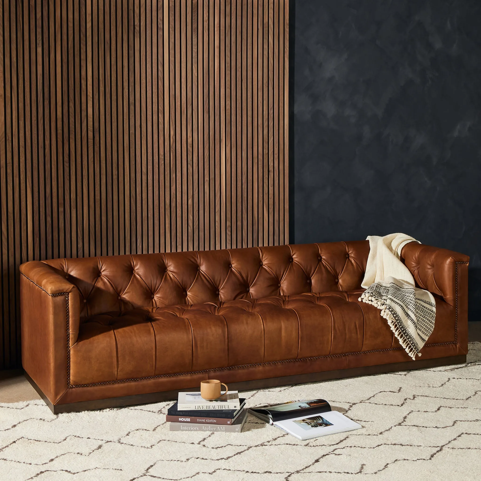 Four Hands Maxx Sofa in Heirloom Sienna