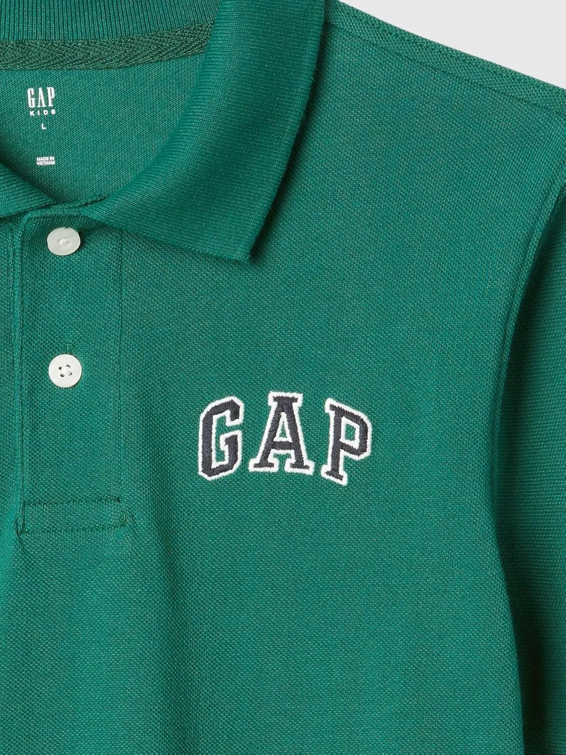 GAP Boys' Short Sleeve Logo Polo Shirt