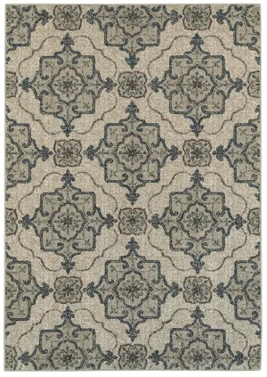 Highlands 6677A Beige/ Grey Rug
