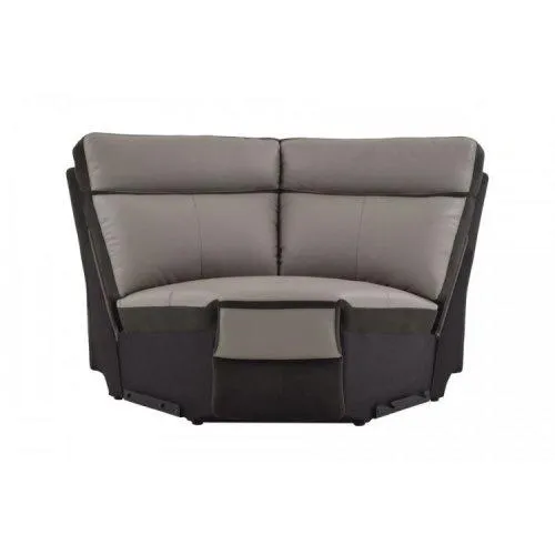 Homelegance Furniture Laertes Corner Seat in Taupe Gray 8318-CR