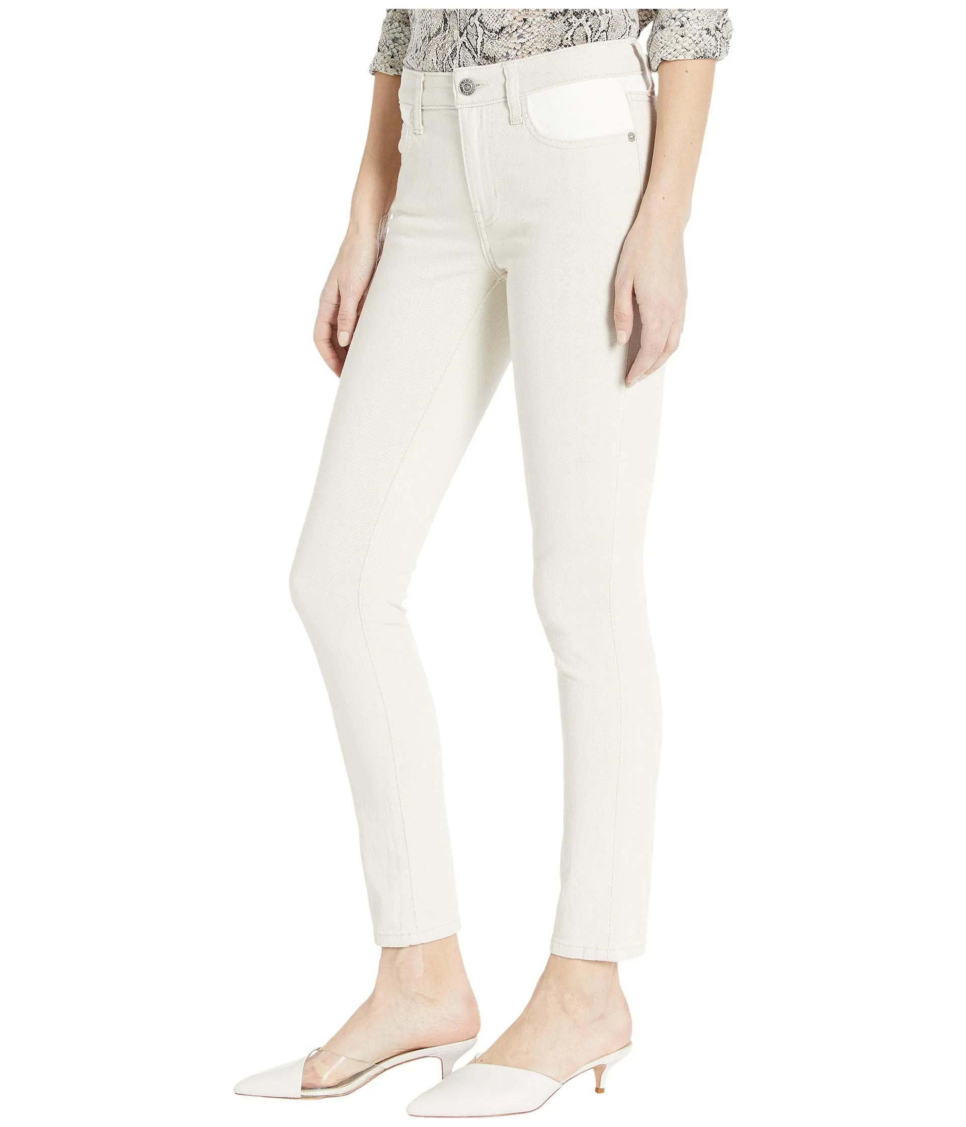Jeans CURRENT/ELLIOTT, The Original Stiletto in Oatmeal White