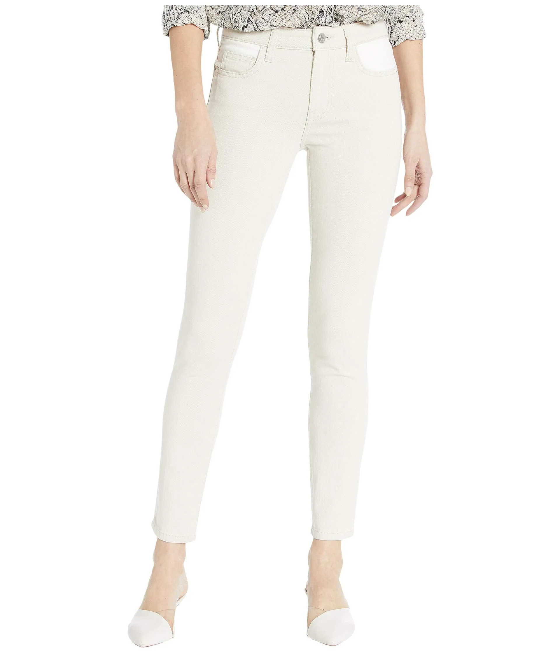 Jeans CURRENT/ELLIOTT, The Original Stiletto in Oatmeal White