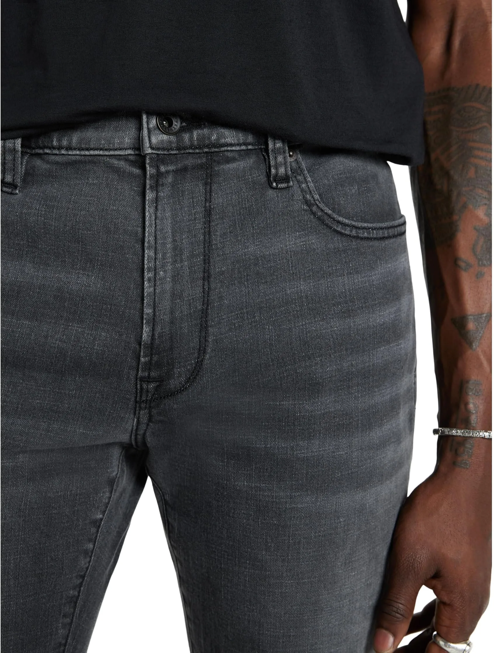 Jeans J702 - Slim Fit - Ethan Wash in Seal Gray J702EZ4 John Varvatos, Seal Gray