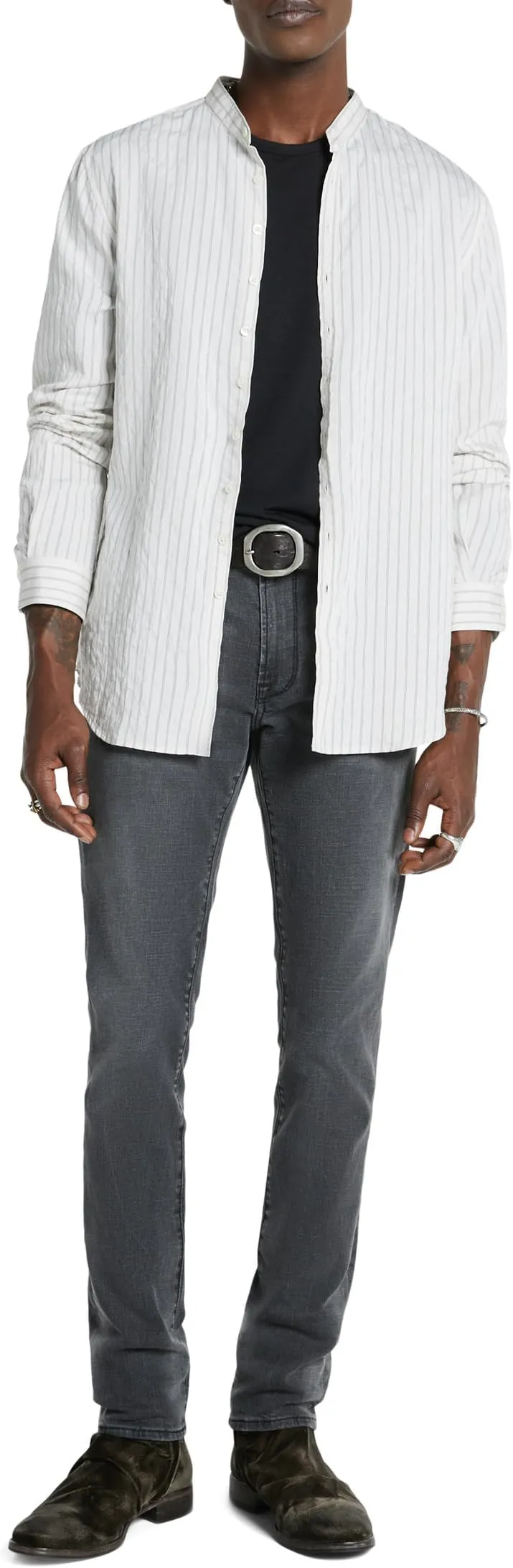Jeans J702 - Slim Fit - Ethan Wash in Seal Gray J702EZ4 John Varvatos, Seal Gray
