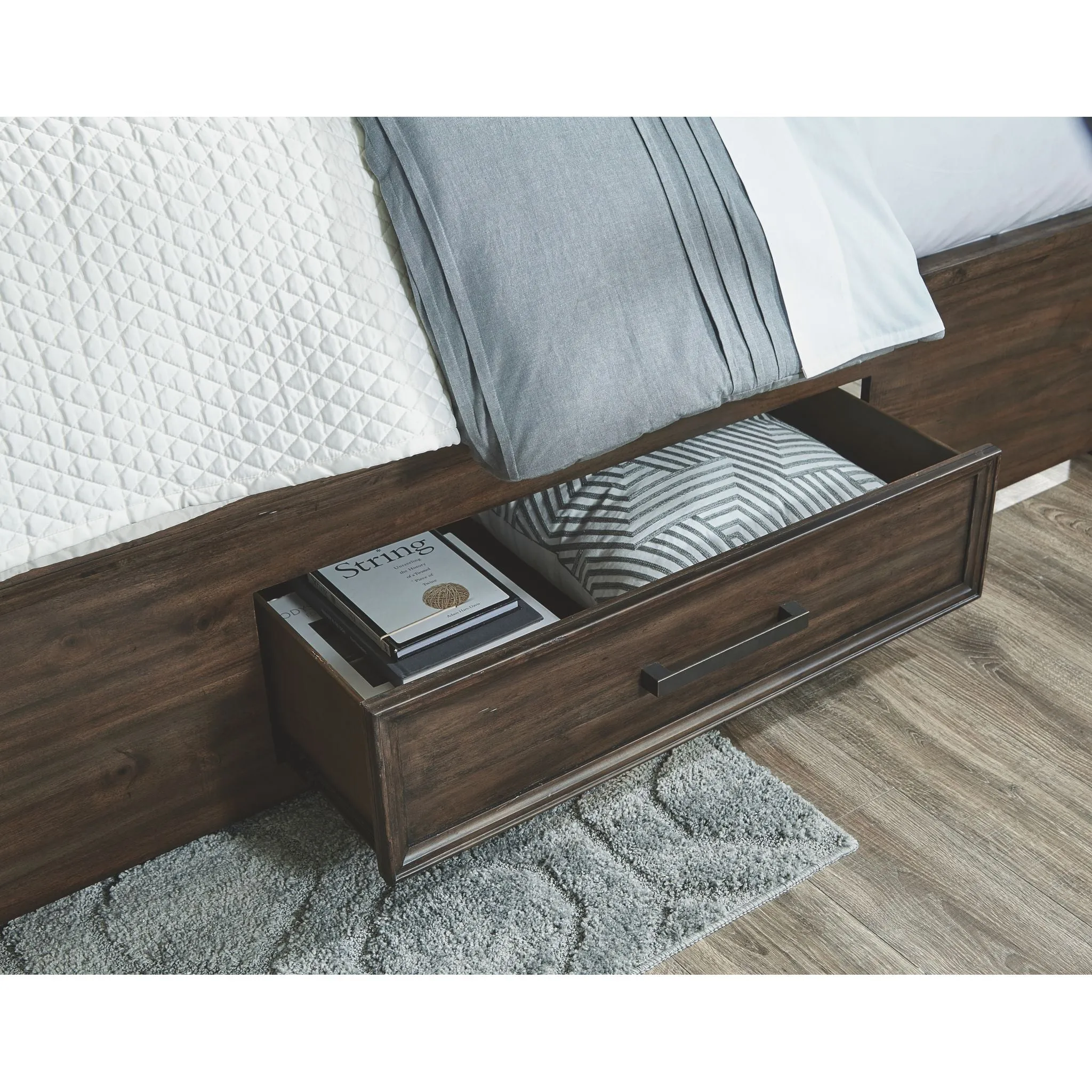Johurst 3 Piece Queen Storage Bed