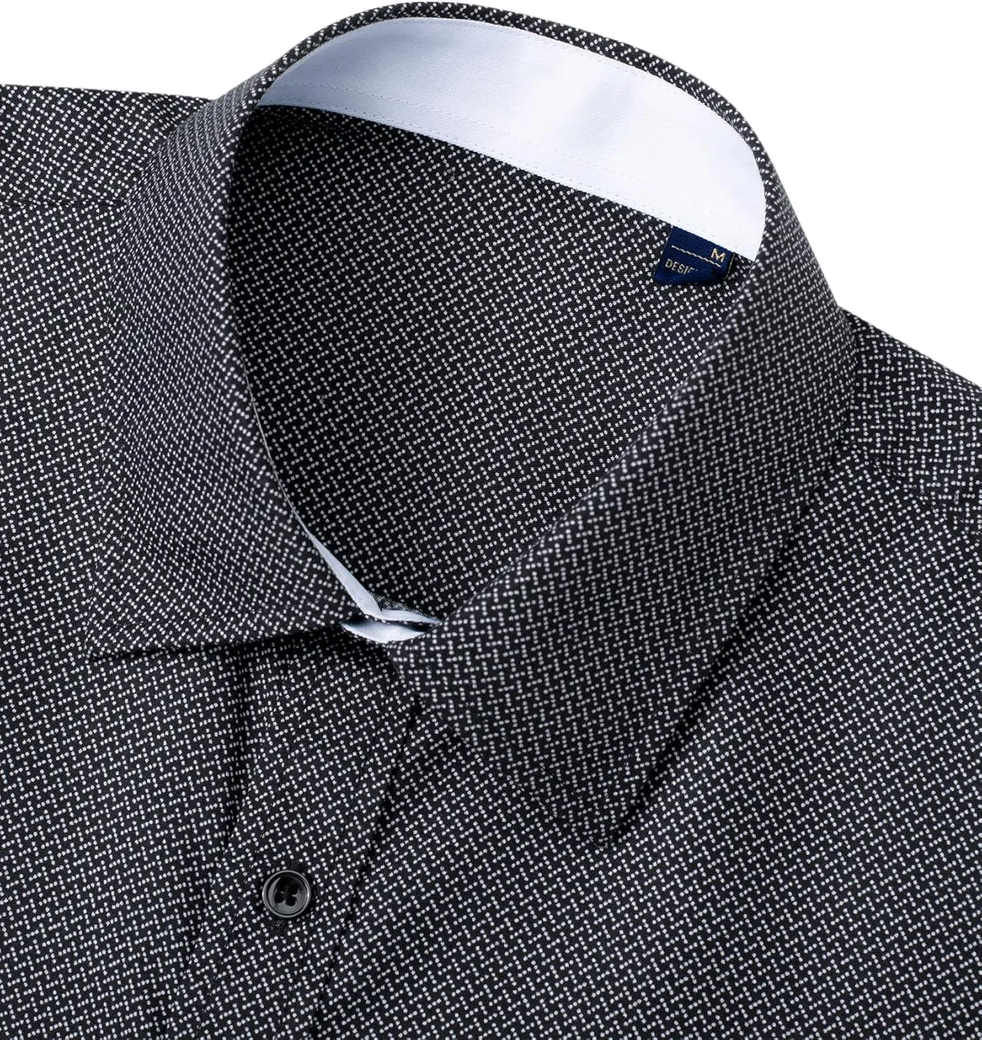 J.VER Men's Printed Dress Shirts Casual Long Sleeve Stylish Button Down Shirt