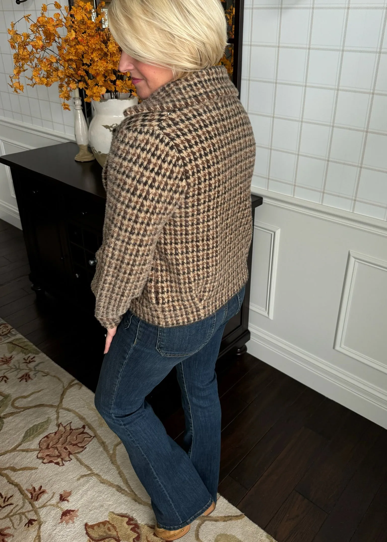 Kut from the Kloth Aaliyah Coat in Brown