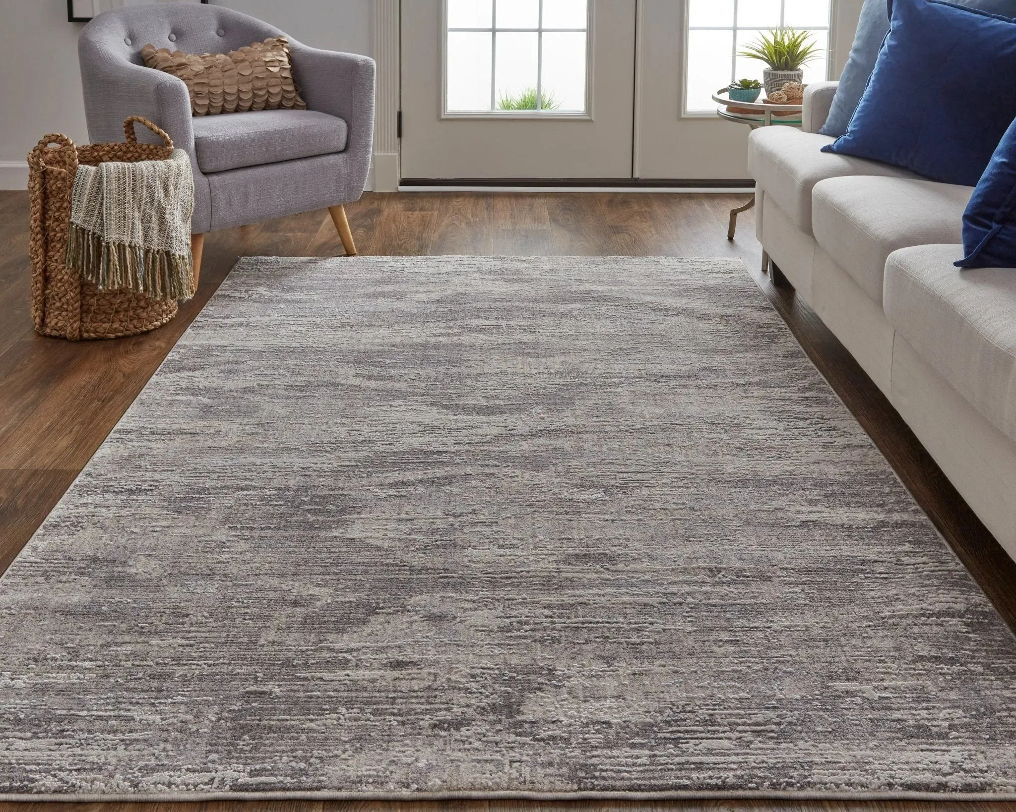 Lennon LEN39FYF Grey Rug