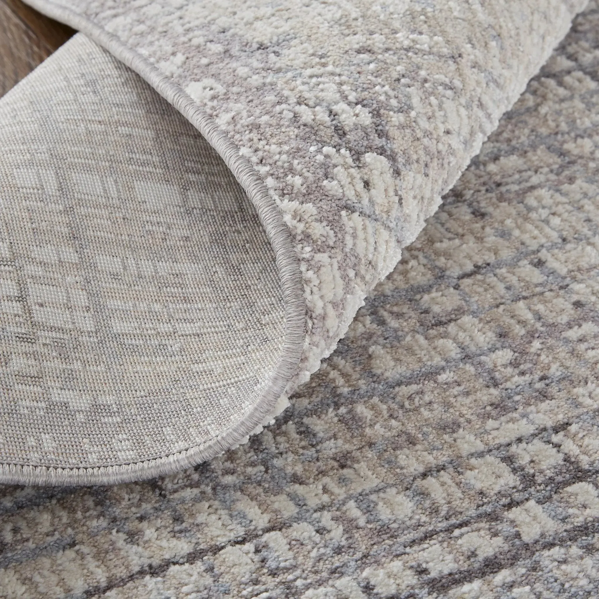 Lennon LEN39G4F Grey/Beige Rug
