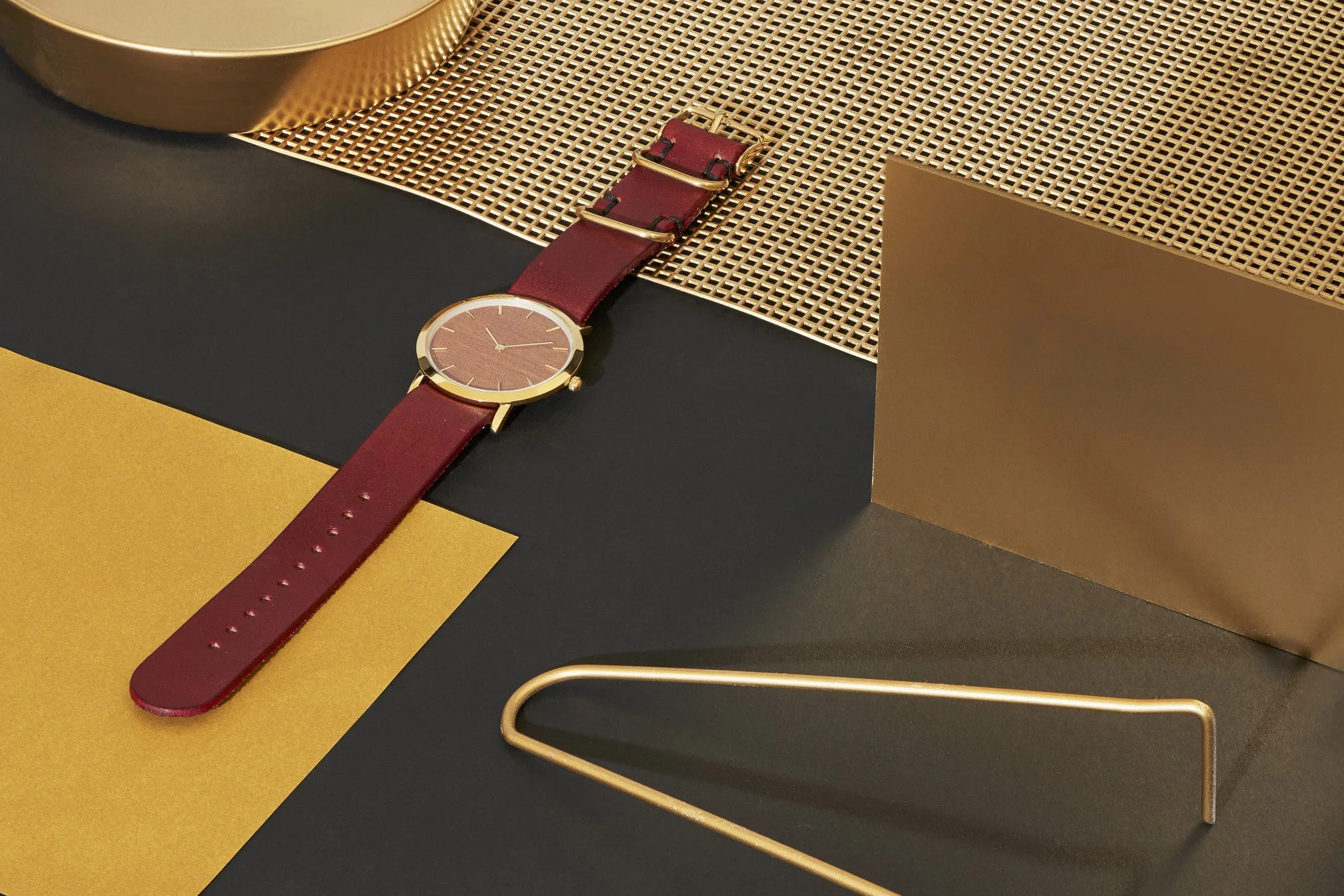 Makore Wood Classic Watch