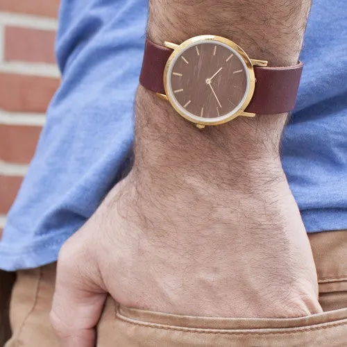 Makore Wood Classic Watch