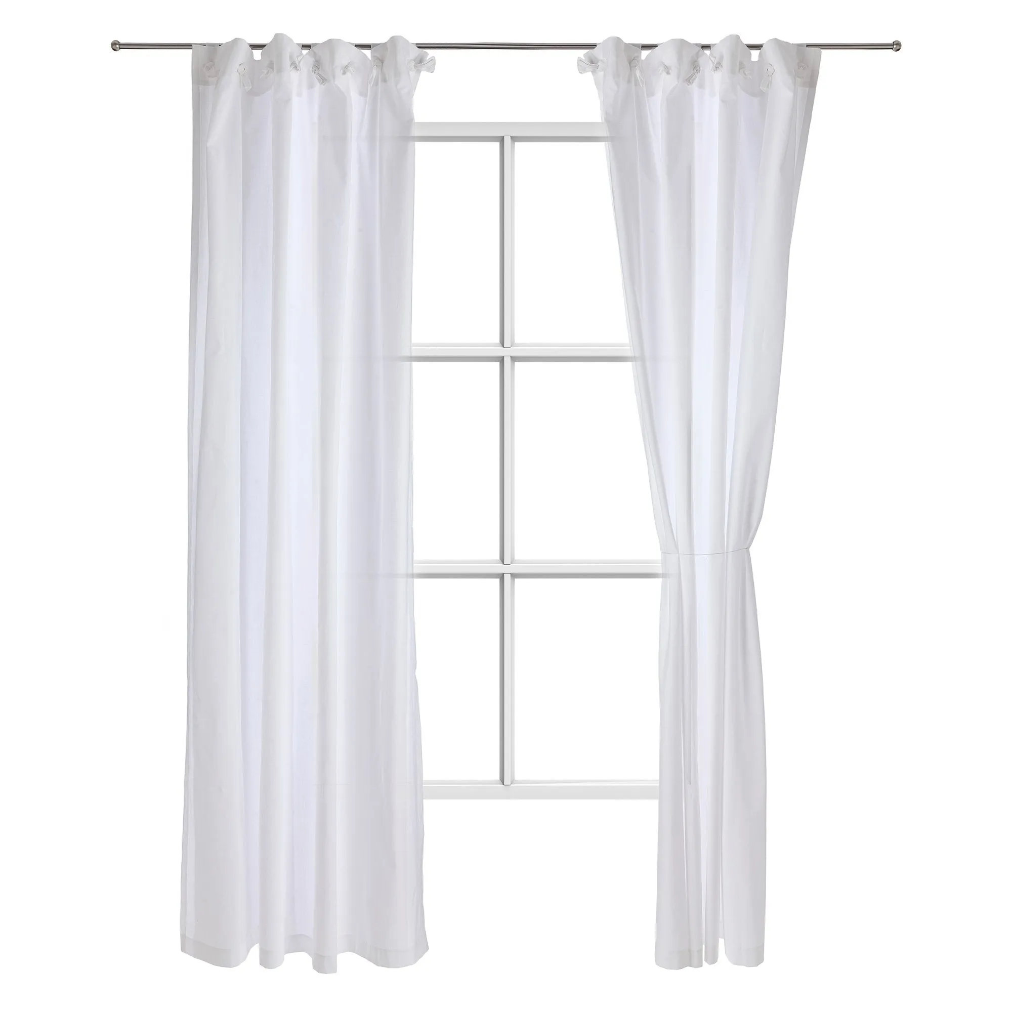 Maninho cotton curtain [White]