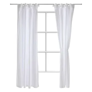 Maninho cotton curtain [White]