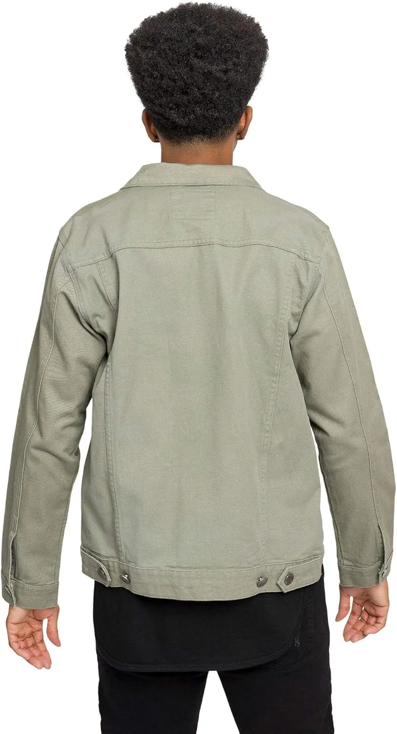 Men's Distressed Denim Jacket