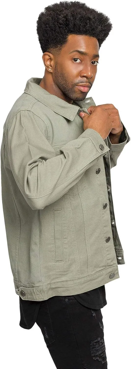 Men's Distressed Denim Jacket