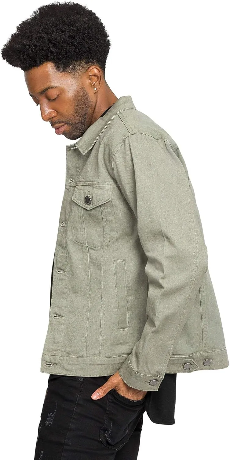 Men's Distressed Denim Jacket