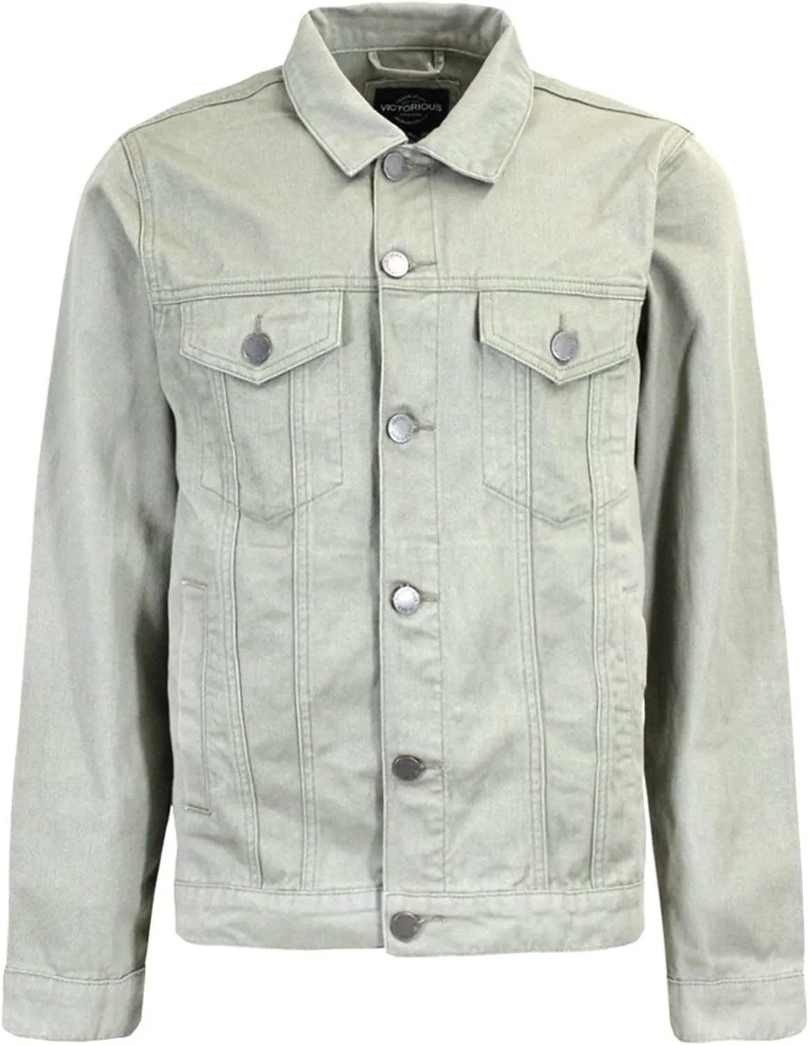 Men's Distressed Denim Jacket