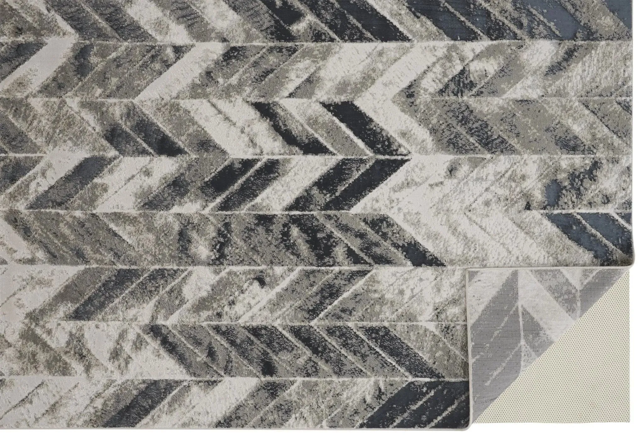 Micah 6943048F Black/Grey Rug