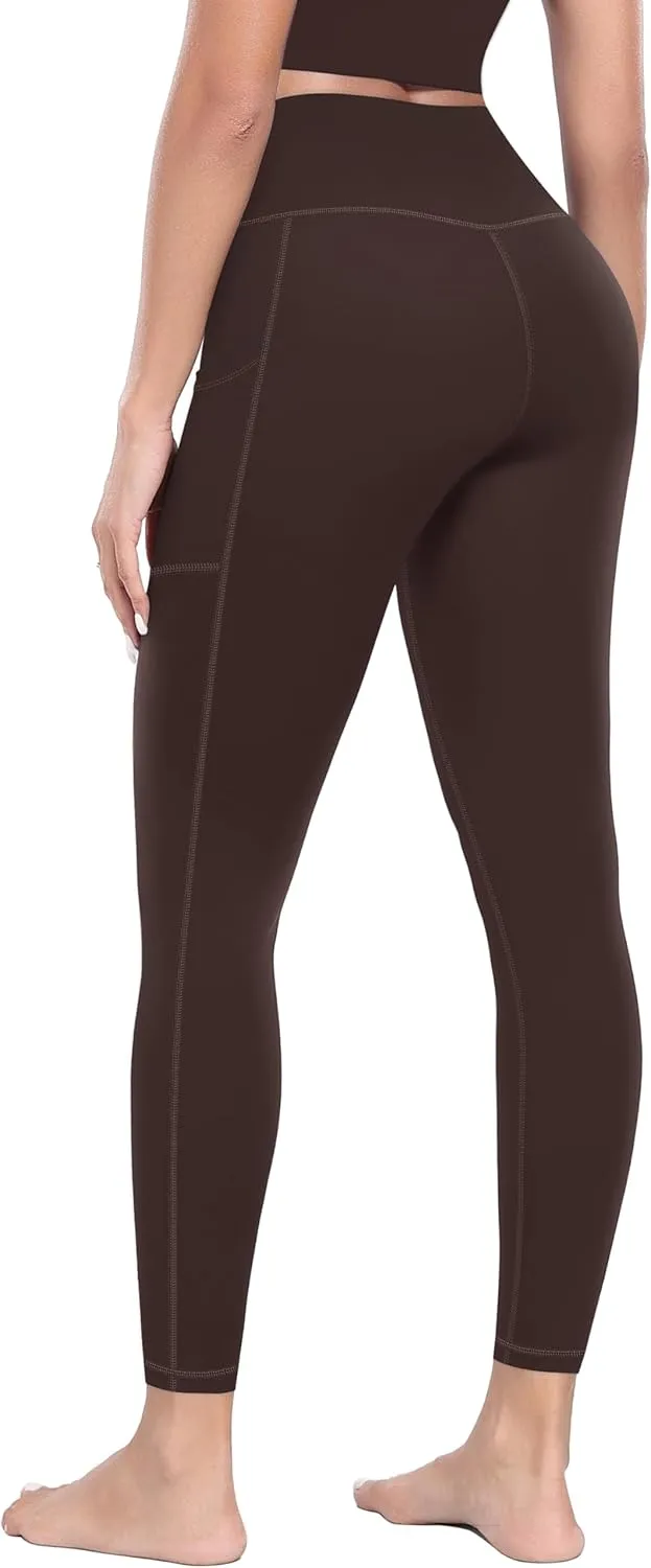 MIRITY High Waist Yoga Leggings with Pockets for Women - Buttery Soft Workout Stretchy Yoga Pants Pack of 1