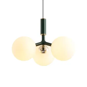 Nordic Modern and Minimalist Magic Bean 9 White Glass
