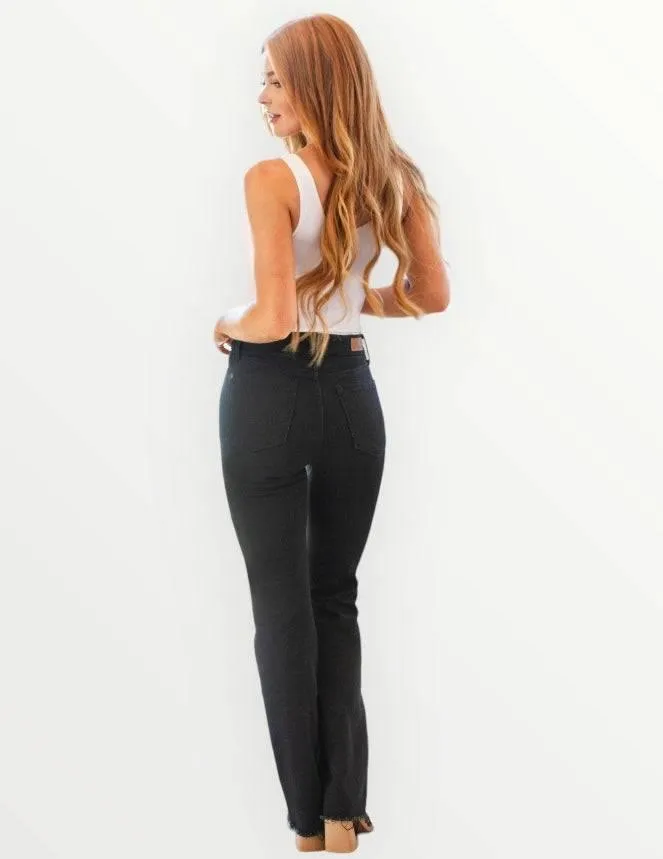 Plus Size Black Bootcut Judy Blue Jeans